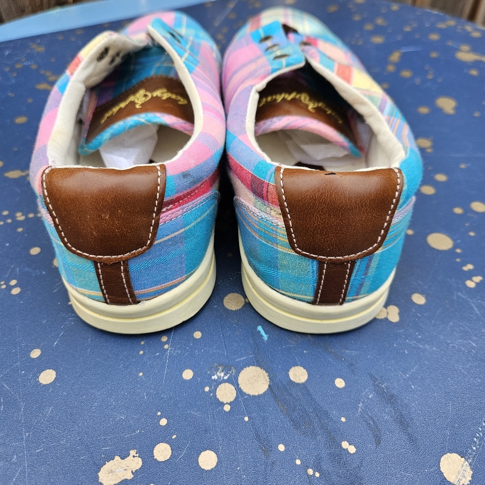 Baby Phat Colorful Plaid Sneakers Women Size 8 - Picture 14 of 16